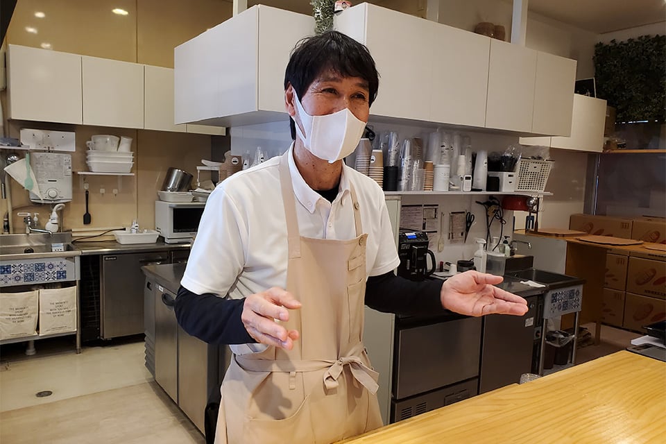インタビュー時の写真